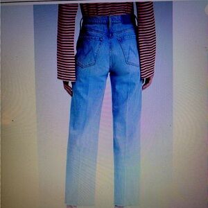 MOTHER Jeans The Rambler Zip Fray Jeans